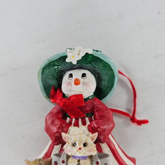 Kurt S. Adler Snowman Cat In Purse Christmas Ornament - Picture 3 of 8